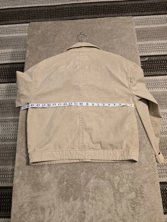 GAP tan denim jacket button down small - Picture 5 of 5